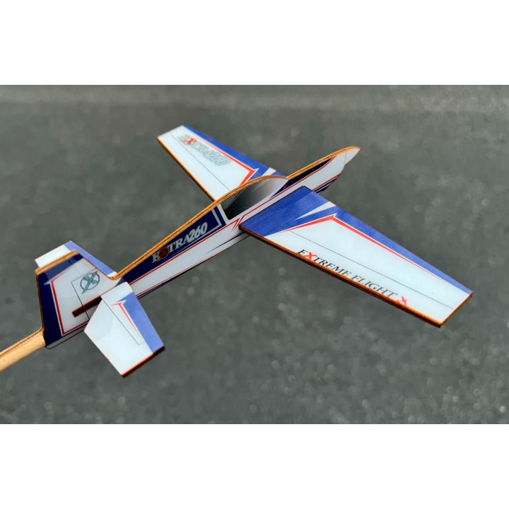 Stick plane - Extra 260 Modrá