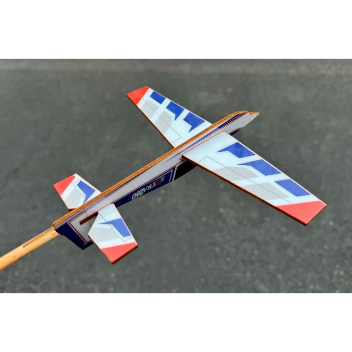 Stick plane - Extra 260 Modrá