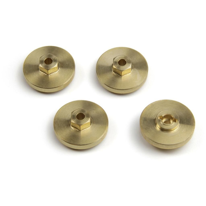 7mm mosazné šestihranné unašeče +4 mm (4 ks)