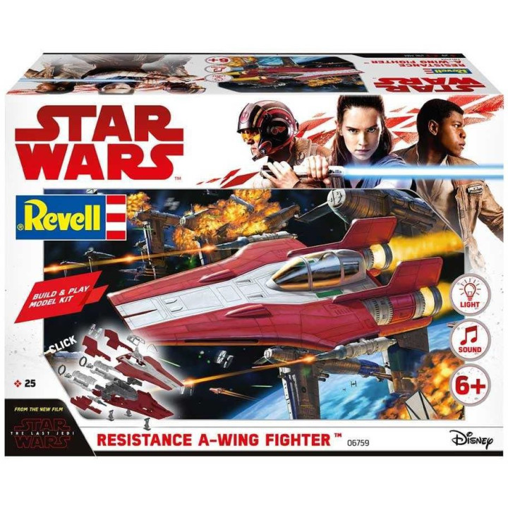 Build & Play SW 06759 - Resistance A-wing Fighter (červený)