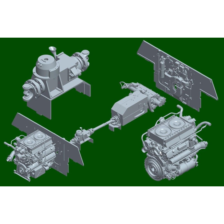 Trumpeter Pz.Kpfw.VI Sd.Kfz.182 Tiger II (Porsche Early Production Vehicle) 1/16