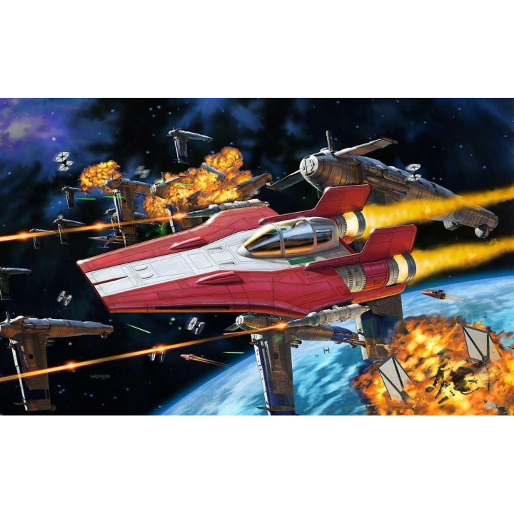 Build & Play SW 06759 - Resistance A-wing Fighter (červený)
