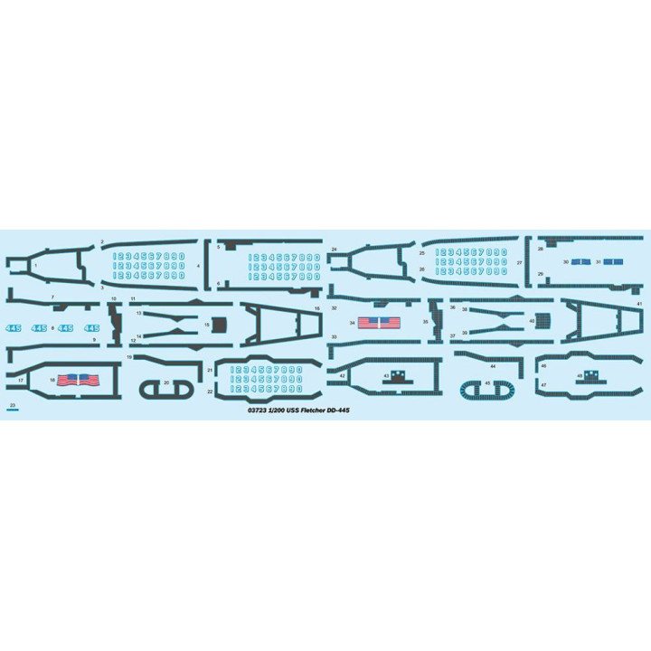 Trumpeter USS Fletcher DD-445 1/200