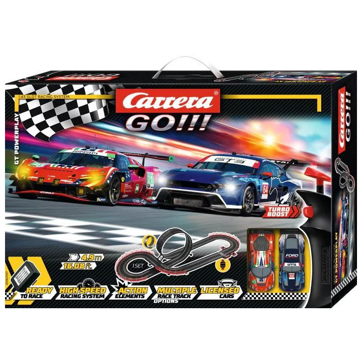 Autodráha Carrera GO 62597 GT Powerplay