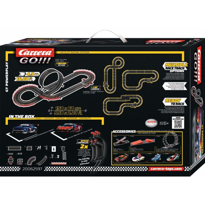 Autodráha Carrera GO 62597 GT Powerplay