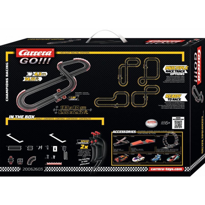 Autodráha Carrera GO 62603 Champion's Racing