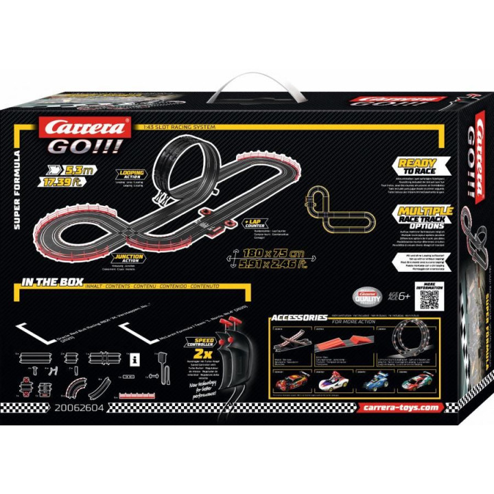 Autodráha Carrera GO 62604 Super Formula
