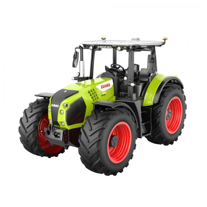 Traktor CLAAS na dálkové ovládání s přívěsem