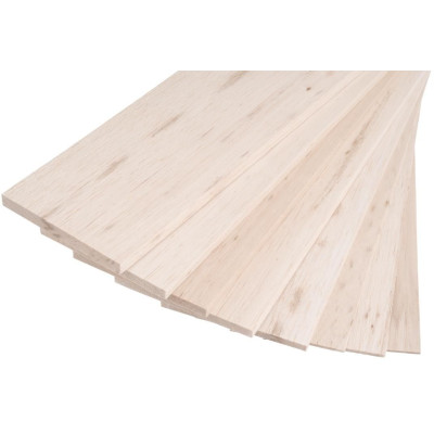 100x10cm Balsa 7 mm standard (B kvalita)