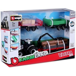 Bburago Valtra N174 s doplňky (dárkové balení)