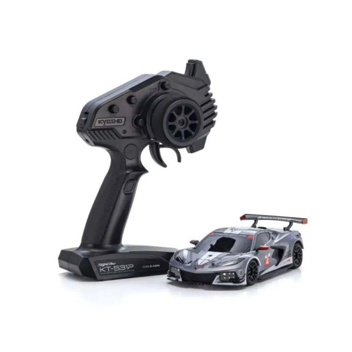 Mini-Z MR04 RWD Corvette C8-R Gun Metal/White (W-MM/KT531P)
