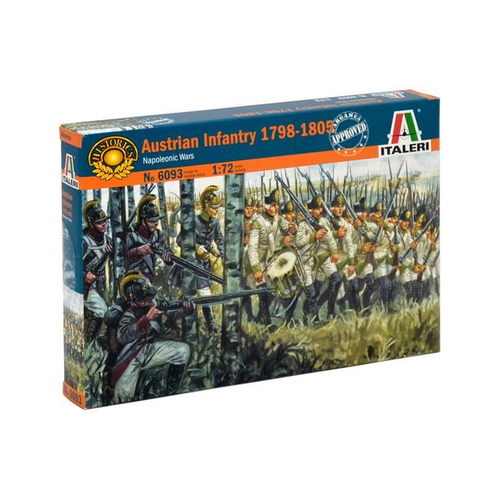 Model Kit figurky 6093 - AUSTRIAN INFANTRY 1798-1805 (NAP.WARS) (1:72)