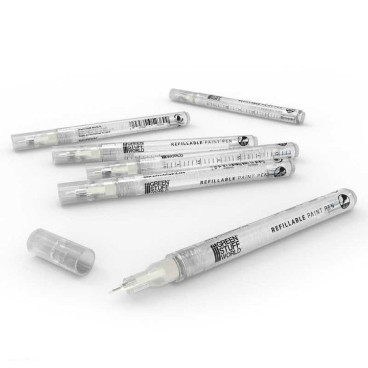 Refillable paint pen 0.5 (pack x6) / Plniteľná fixka 0,5 (balenie x6)