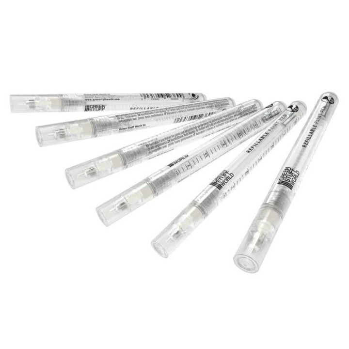 Refillable paint pen 0.5 (pack x6) / Plniteľná fixka 0,5 (balenie x6)