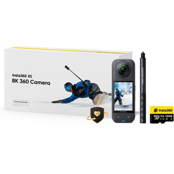 Insta360 X5 Snowboard Bundle