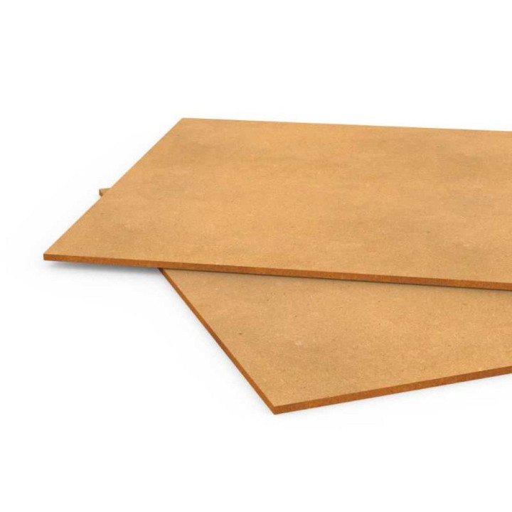 MDF sheets 250x250mm 2pcs / MDF dosky 250x250mm 2ks
