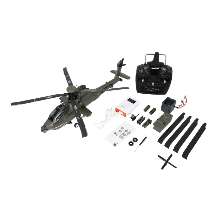 Apache AH-64D 1:32 RTF – RC vrtuľník so stabilizáciou a 3D letom