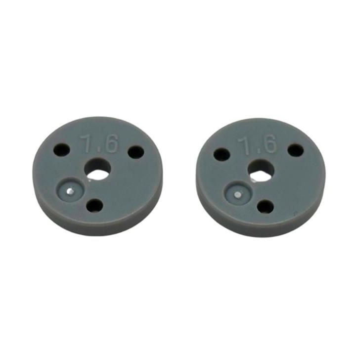 Přesné plastové pístky 1/10 BBS tlumičů (1.6x3 díry, ploché) (13mm) (2 ks)