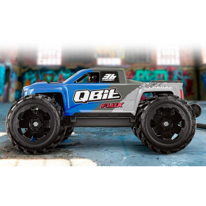 Qbit MT Flux 1/16th Monster Truck - Modrý