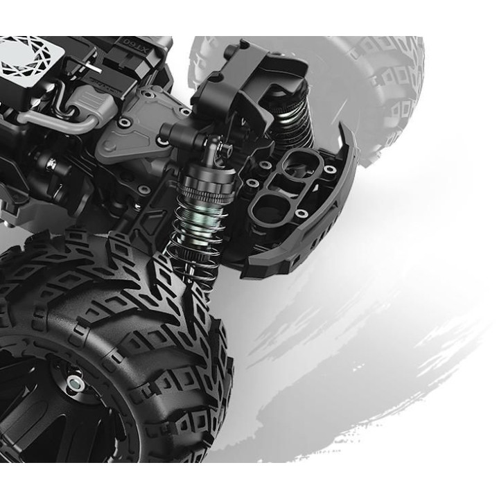 Qbit MT Pro 1/16th Monster Truck - Fluoro Zelený