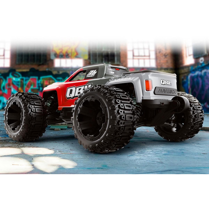 Qbit MT 1/16th Monster Truck - Červený