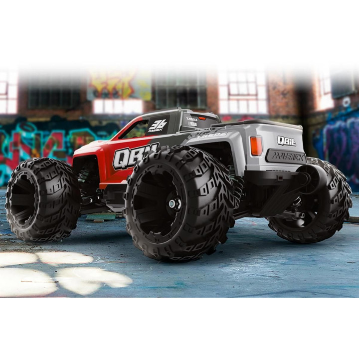 Qbit MT Flux 1/16th Monster Truck - Červený