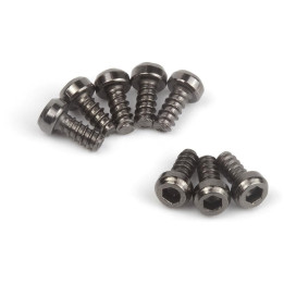Imbusové šroubky s kulatou hlavou samořezné M2,6x6mm (8 ks)