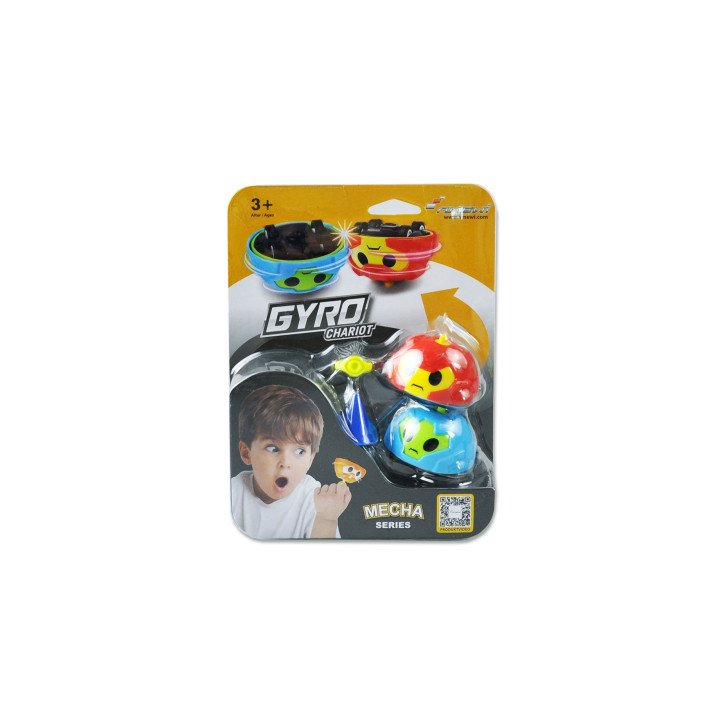 Zábavné Gyro Chariot 2er Set – rotujúce, jazdiace a balančné mini mecha.