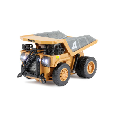 Mini kovový sklápací RC kipper 1:64 RTR – proporčné riadenie, 8CH