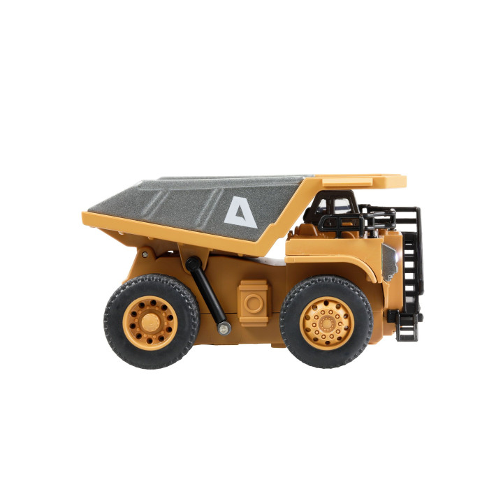 Mini kovový sklápací RC kipper 1:64 RTR – proporčné riadenie, 8CH