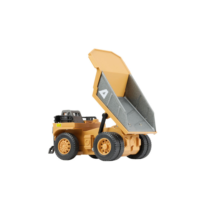 Mini kovový sklápací RC kipper 1:64 RTR – proporčné riadenie, 8CH