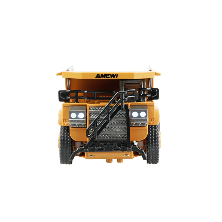 Mini kovový sklápací RC kipper 1:64 RTR – proporčné riadenie, 8CH