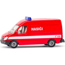 SIKU Blister - hasičská dodávka (česká verze) 1:50