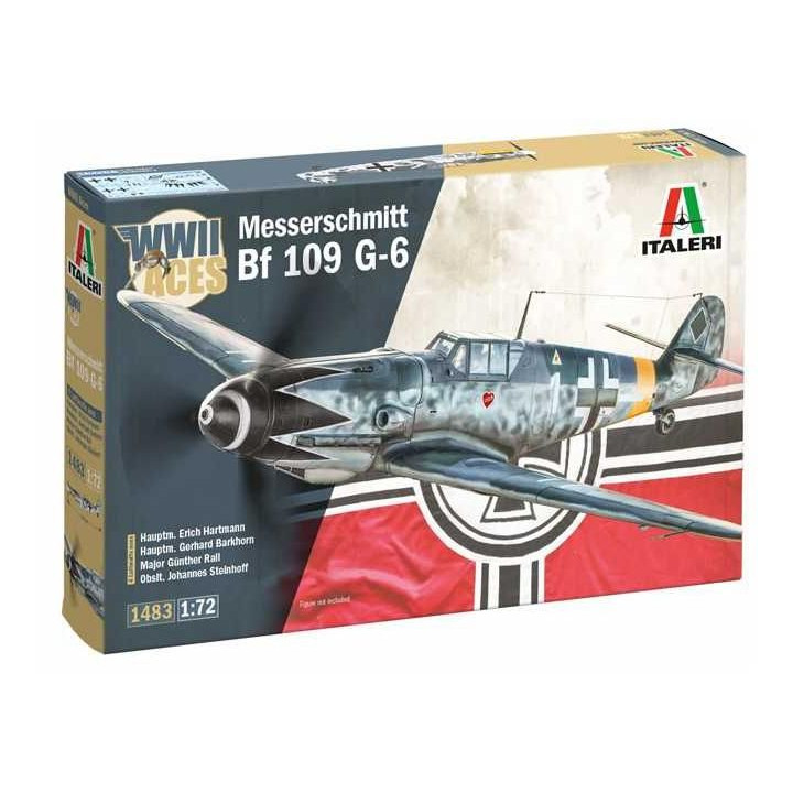 Model Kit letadlo 1483 - Bf 109 G-2/G-6 Aces (1:72)