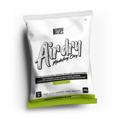 Air Dry Foam Clay 250gr. - White / Vzduchom schnúca penová hmota 250g – biela