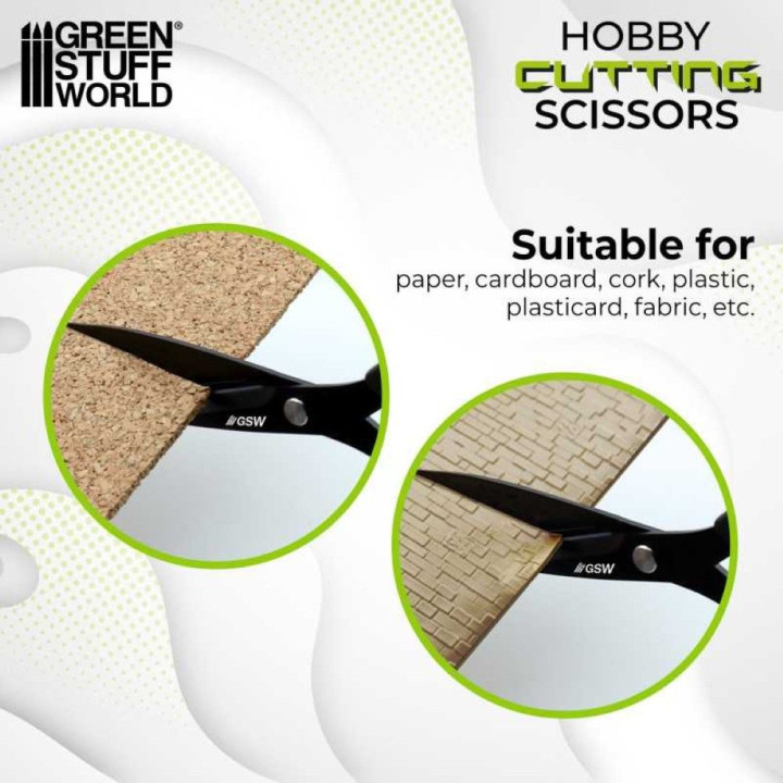 Black hobby cutting scissors / Čierne nožnice pre hobby