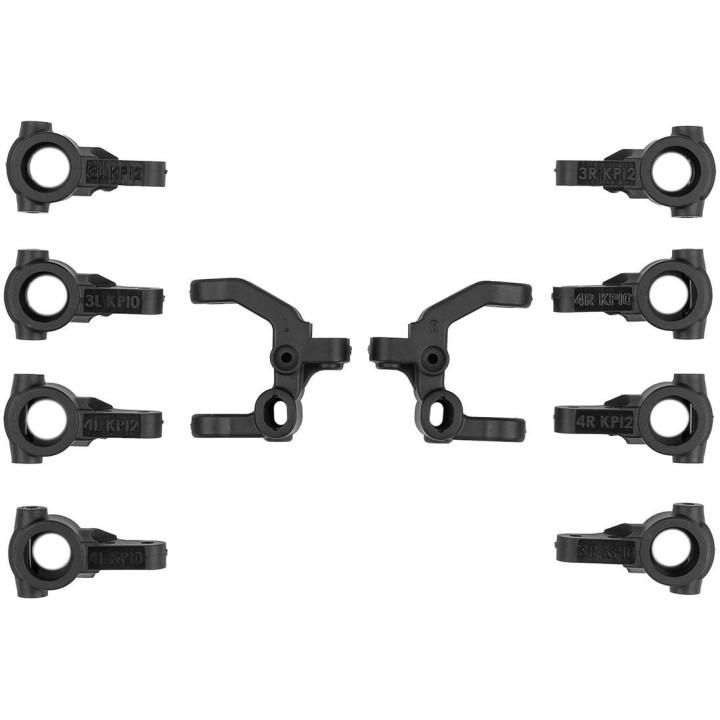 RC10B7.1 Set těhlic řízení a závěsů