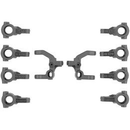 RC10B7.1 FT Set těhlic řízení a závěsů, karbon