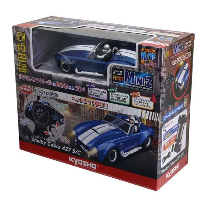 Kyosho First Mini-Z Shelby Cobra 427 S/C 1960 Blue 1:28