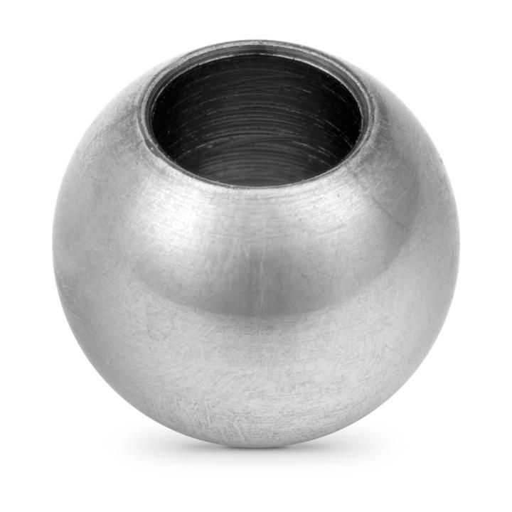 Poniklovaná mosazná kulička 3/16 (4,76mm) s dírou 2,0mm , 10 ks.