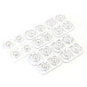 Originálna sada diskov Kyosho Mini-Z RAYS RE30 White pre podvozky MR-03. Multi-offset prevedenie umožňuje presné nastavenie rozchodu kolies podľa karosérie.