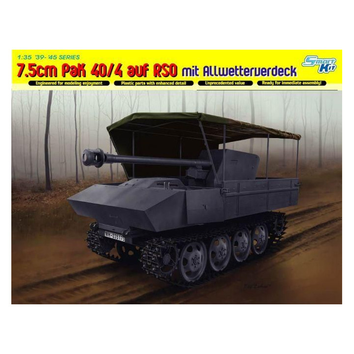 Model Kit military 6679 - 7.5cm PaK 40/4 auf RSO mit Allwetterverdeck (1:35)