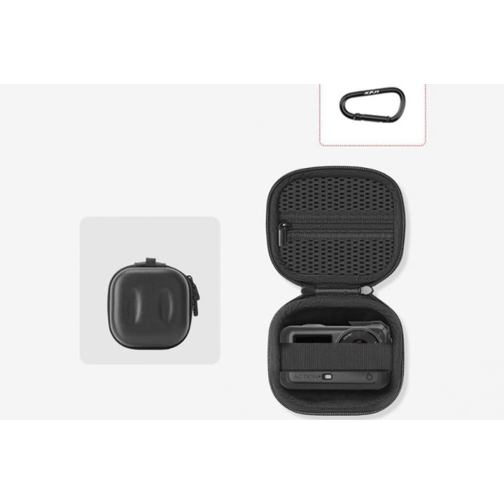 DJI Osmo Action - PU tvrdé pouzdro pro DJI Osmo Action 6/Insta360 Ace Pro 2/Gopro (Black)