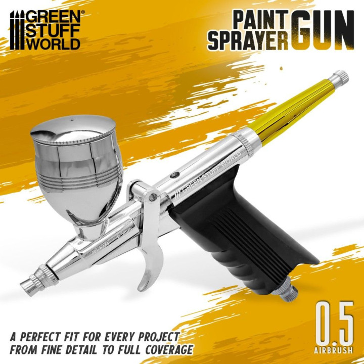 Airbrush pištoľ 0,5 mm s vymeniteľnými nádobkami