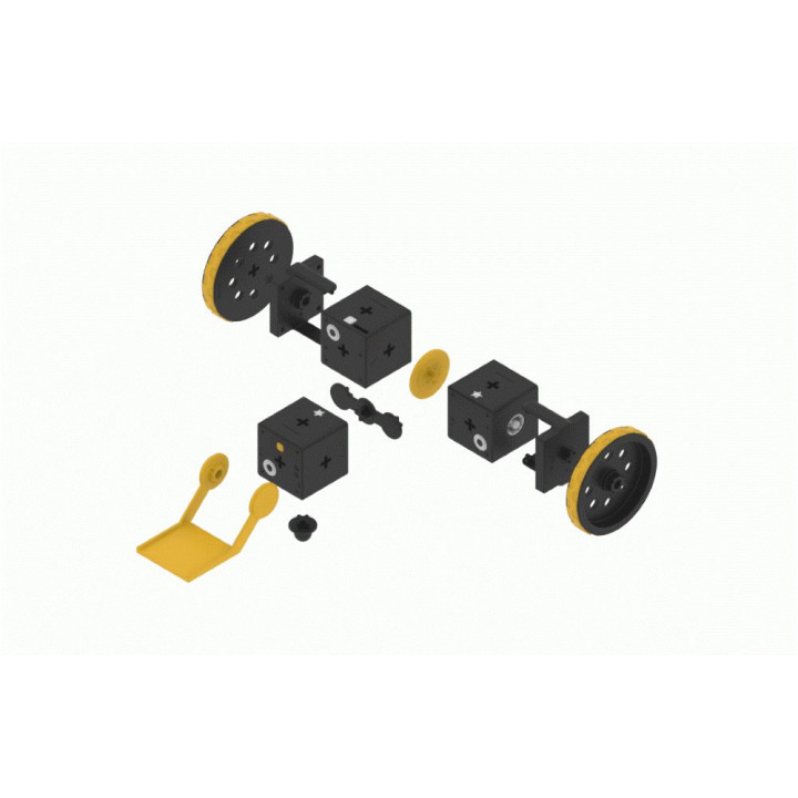 MODSTER MD3 robotická stavebnica Pingpong – 3× CUBE
