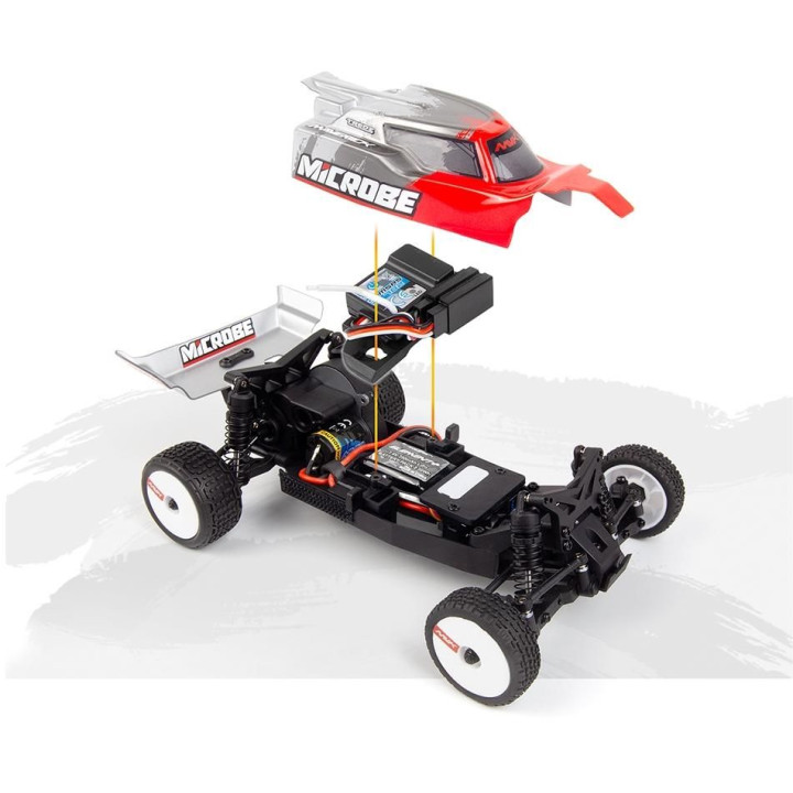 Maverick Microbe 1/24th Buggy - Červená