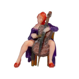 NOCH violončelistka H0 figúrka 1:87 3D tlač