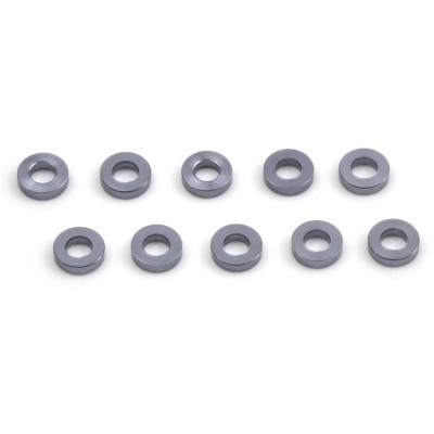 Hliníkové podložky 4 x 1,4 x 1 mm (Gunmetal/10 ks)