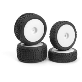 Microbe Buggy kola kompletní (bílá/přední/zadní)