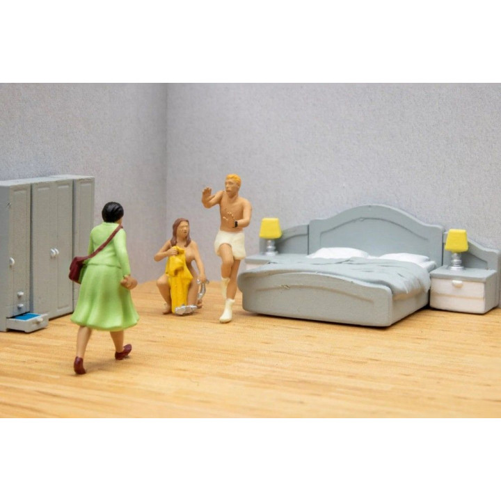 NOCH Funny-Scenes In Flagranti H0 1:87 figúrky